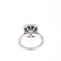 Vicenza - Piazzetta Palladio 2 - Anneau Crivelli Femme SMERALDO in Or Smeraldo 1.78 Ct 3646NS - 3646NS